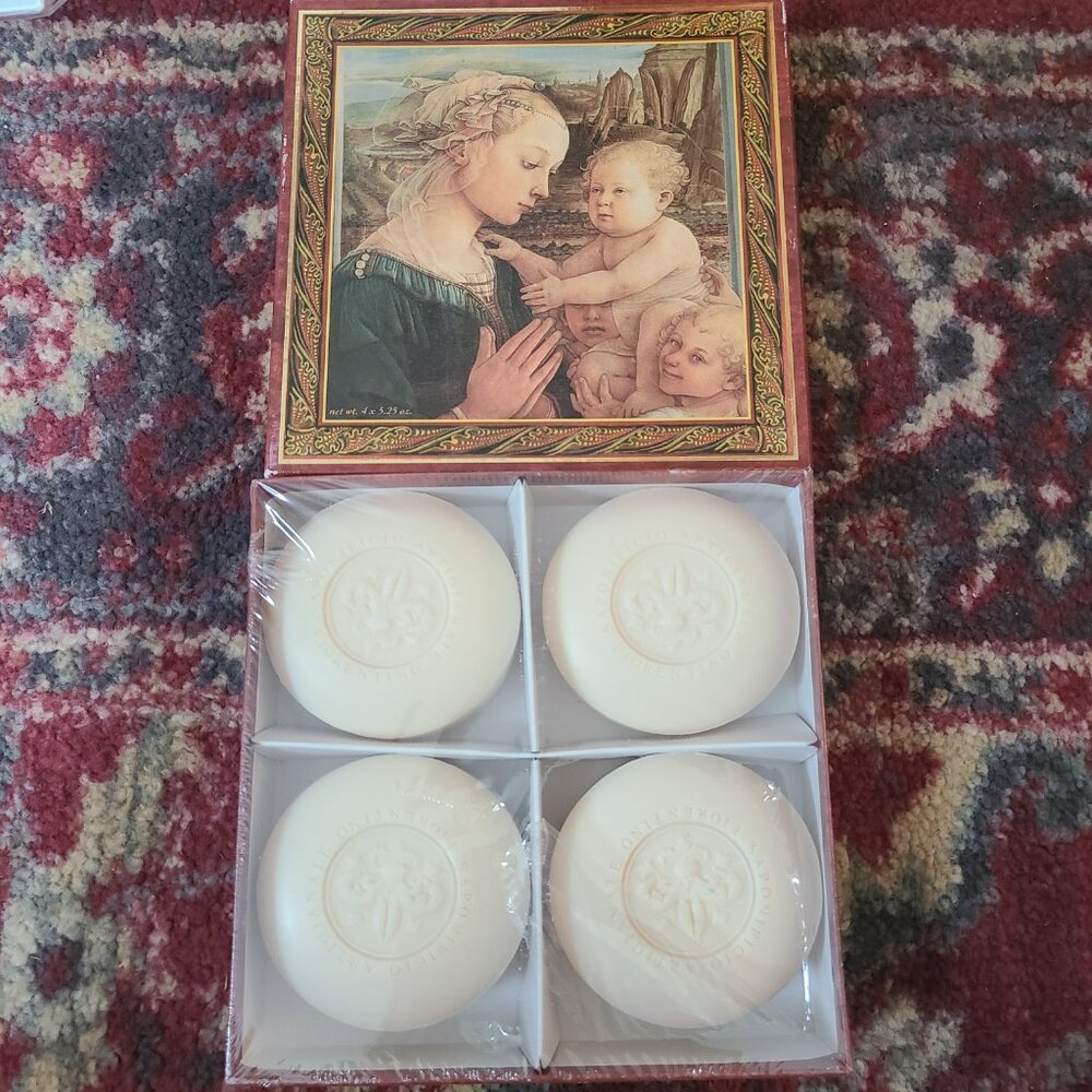 Saponificio Artigianale Fiorentino L'arte Della Qualita' 4 Bars Soaps Italy NEW